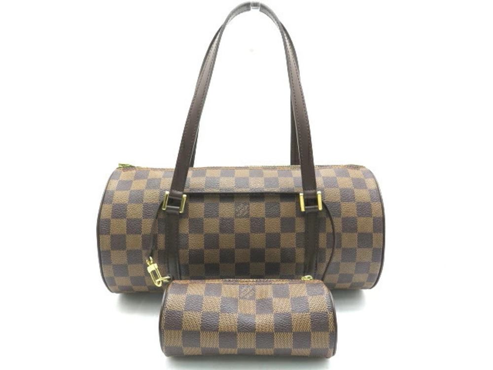 LOUIS VUITTON Handbag Papillon Damier Ebene Brown